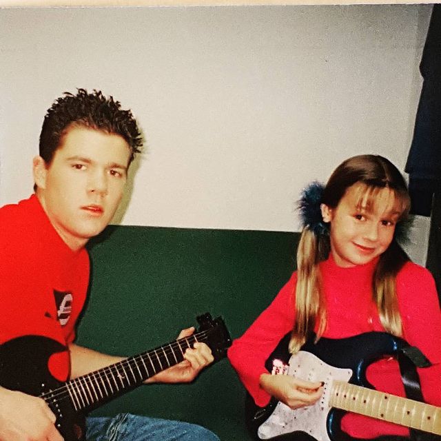 Picture of Beau Wirick with his friend, Brie Larson.