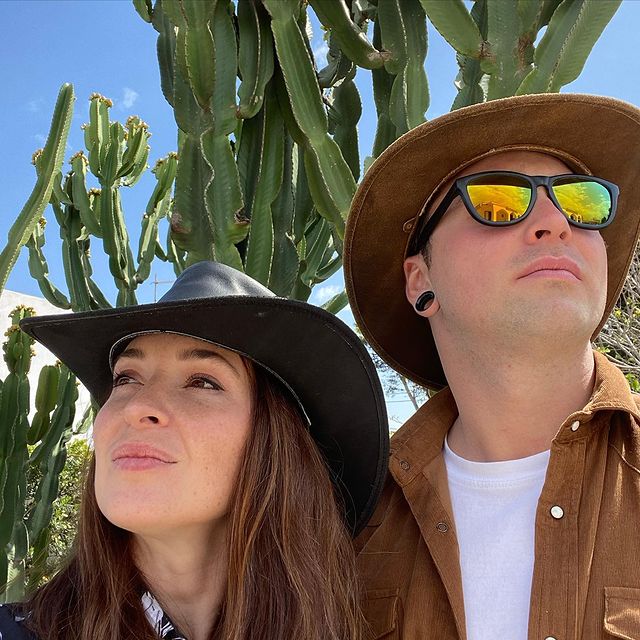 Georgina Blackledge with her boyfriend, Nicola Manteno.