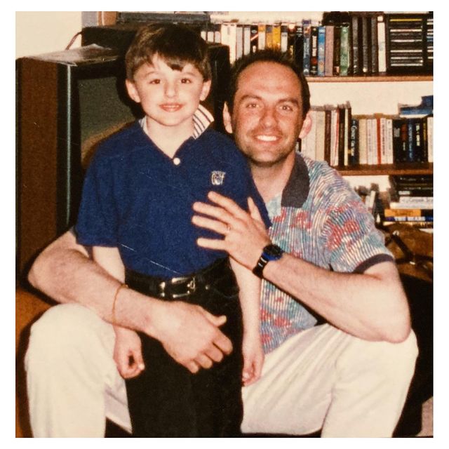 Childhood Picture of Michael Vlamis and his father Peter Vlamis