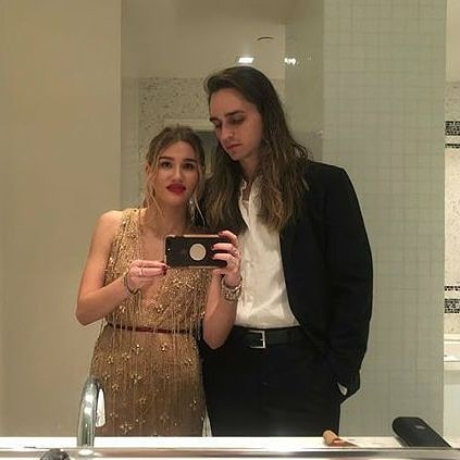 Sofia Hublitz with her boyfriend, David Gagliardi.