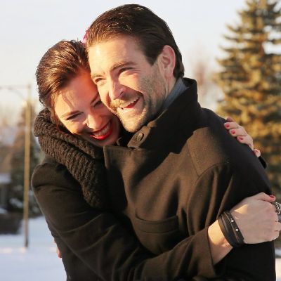 Photo of Monique Ganderton and her ex-boyfriend, Sam Hargrave. 