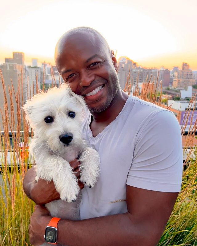 Picture of Kendis Gibson and his pet Titomonster 