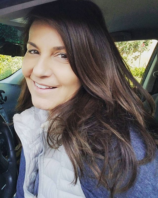 Picture of Eva Tamargo wearing blue jacket