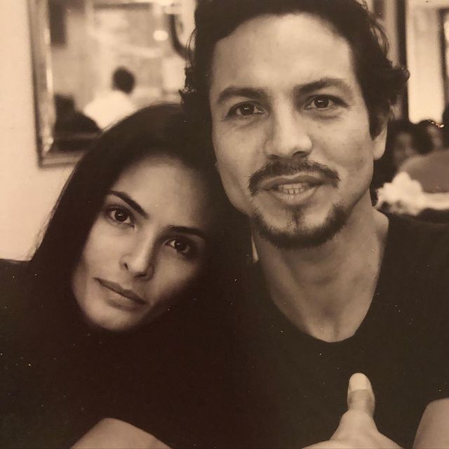 Picture of Talisa Soto and his husband Benjamin Bratt 