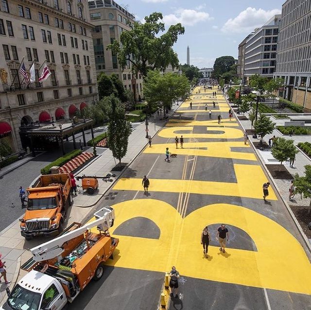 Picture of Black Lives Matter Plaza road