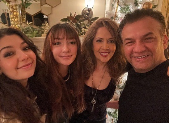 Maria Canals-Barrera with her husband David Barrera and two daughters Bridget Barrera and Madeleine Barrera 