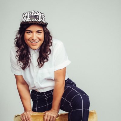 Photo of Sabrina Jalees wearing white tops with blue check pant 