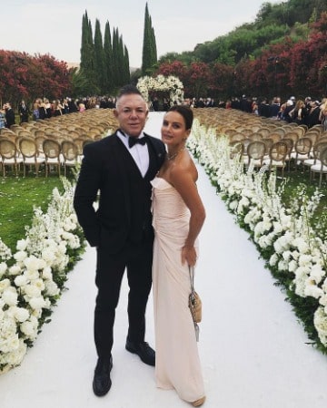 Alvin Malnik's son Shareef Malnik with his beloved wife Gabrielle Anwar 