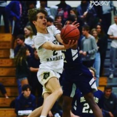 Photo of Jasper Breckinridge while performing a dunk. 