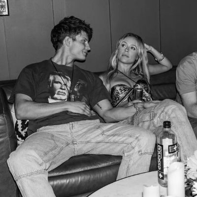 Jessica Lord backstage with her comedian boyfriend, Matt Rife.