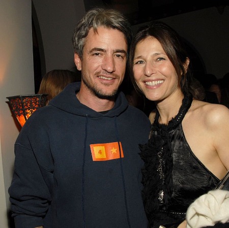 Clyde Mulroney's parents Dermot Mulroney and Catherine Keener.