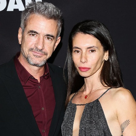 Dermot Mulroney with his husband Tharita Cesaroni.