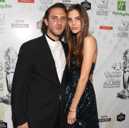 Macarena Achaga with her former boyfriend Sebastian Zurita