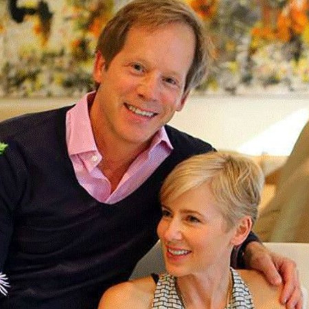 Traylor Howard with her husband Jared Portman. 