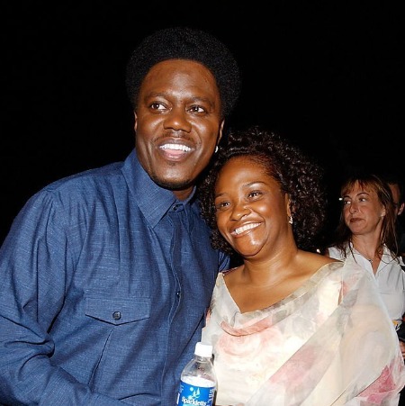 Bernie Mac with his wife Rhonda McCullough before his death.