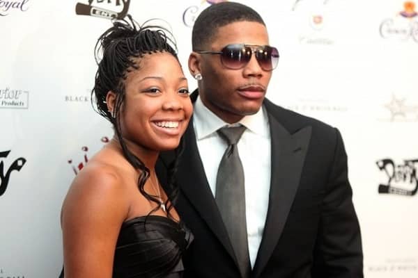 Chanelle Haynes with her father Nelly.