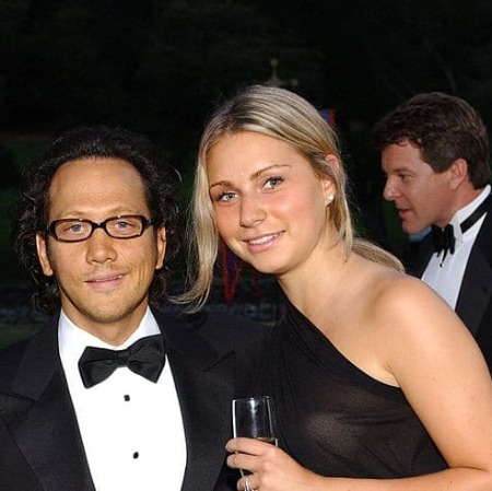 Rob Schneider with his former wife Helena Schneider. (