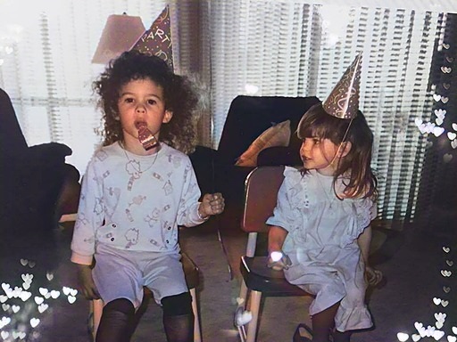 An old picture of Kacy Byxbee with her sister, Karlyn Byxbee. 