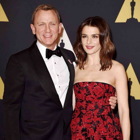 Rachel Weisz with her husband Daniel Craig.