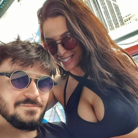 Eva Savagiou with her friend Greg Ignatovich.