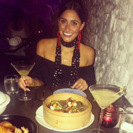 Nikki Bonacorsi captured the moment of her trying some cuisine.