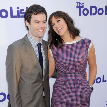 Maggie Carey with her ex-husband Bill Hader. 