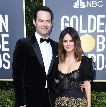 Bill Hader with his former romantic partner Rachel Bilson.