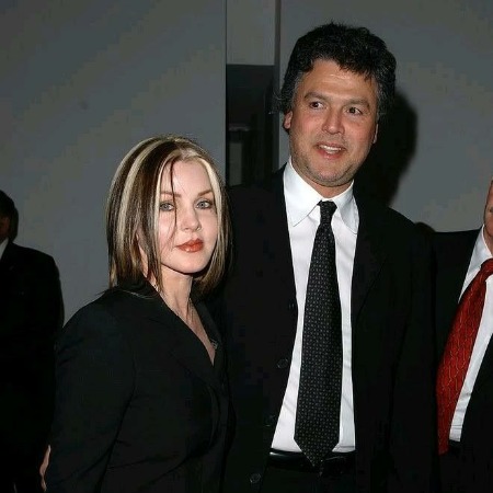 Marco Garibaldi with his former romantic-partner Priscilla Presley.