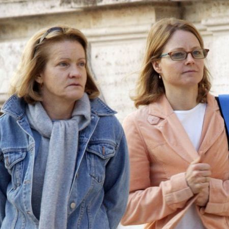 Cydney Bernard and her former love partner Jodie Foster.