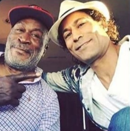 John Amos with his film director son K.C. Amos.