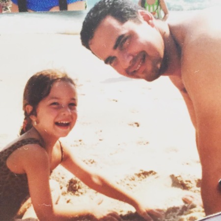 José F. Daccarett with his daughter Sofia Carson.