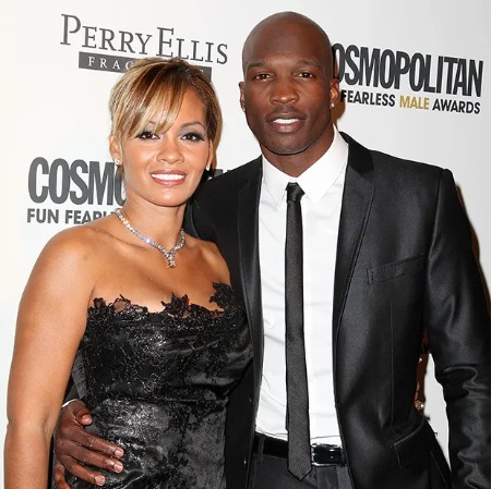 Evelyn Lozada with her ex-husband Chad Johnson. 