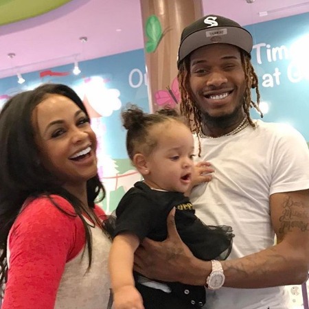 Khari Barbie Maxwell with her parents Masika Kalysha and Fetty Wap. 