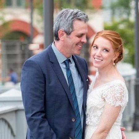 Warren Lieberstein with his wife Audrey Wauchope.