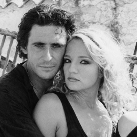 Ellen Barkin with her former husband Gabriel Byrne. 
