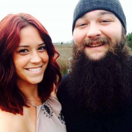 The photo of Kendyl Rotunda's parents Bray Wyatt and Samantha Rotunda.