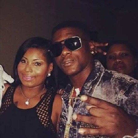 The picture of Ivoni Hatch's parents Boosie Badazz And Walnita Decuir-Hatch.