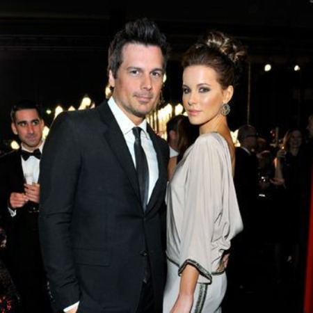 Kate Beckinsale with her ex-husband Len Wiseman. 