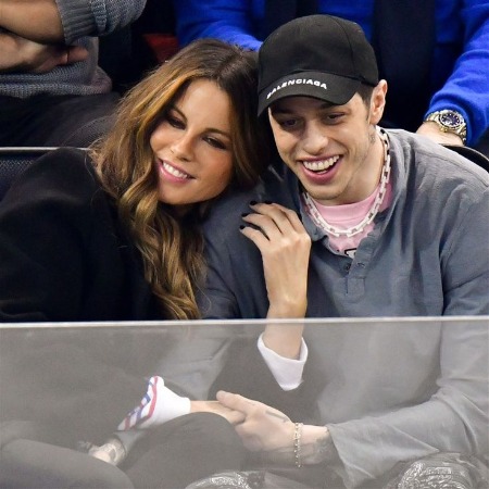 Kate Beckinsale with her ex-boyfriend Pete Davidson. 
