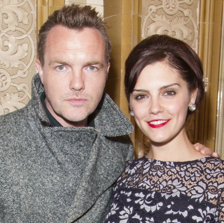  Ciarán McMenamin with his wife Annabel Scholey. 