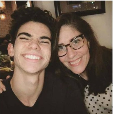 The picture of Cameron Boyce and his mother Libby Boyce. 