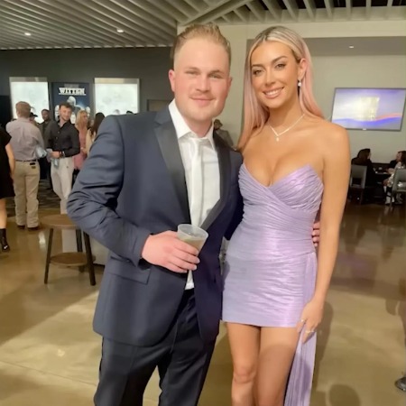 Zack Bryan with the Internet personality Brianna Chickenfry.