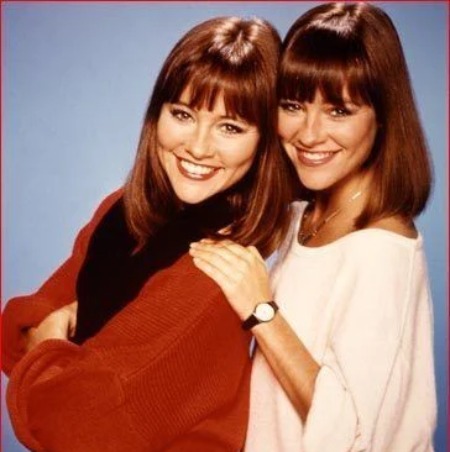 Liz Sagal with her twin sister Jean Sagal.