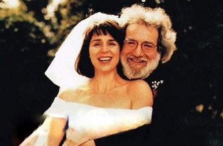 Deborah Koons and Jerry Garcia's wedding picture.